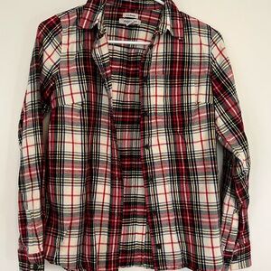 L.L. Bean women’s flannel Button Down Shirt
